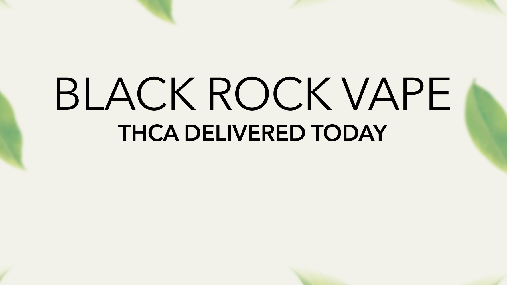 Black Rock Vape