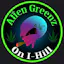 Logo for Alien Greenz on I-Hill Dispensary