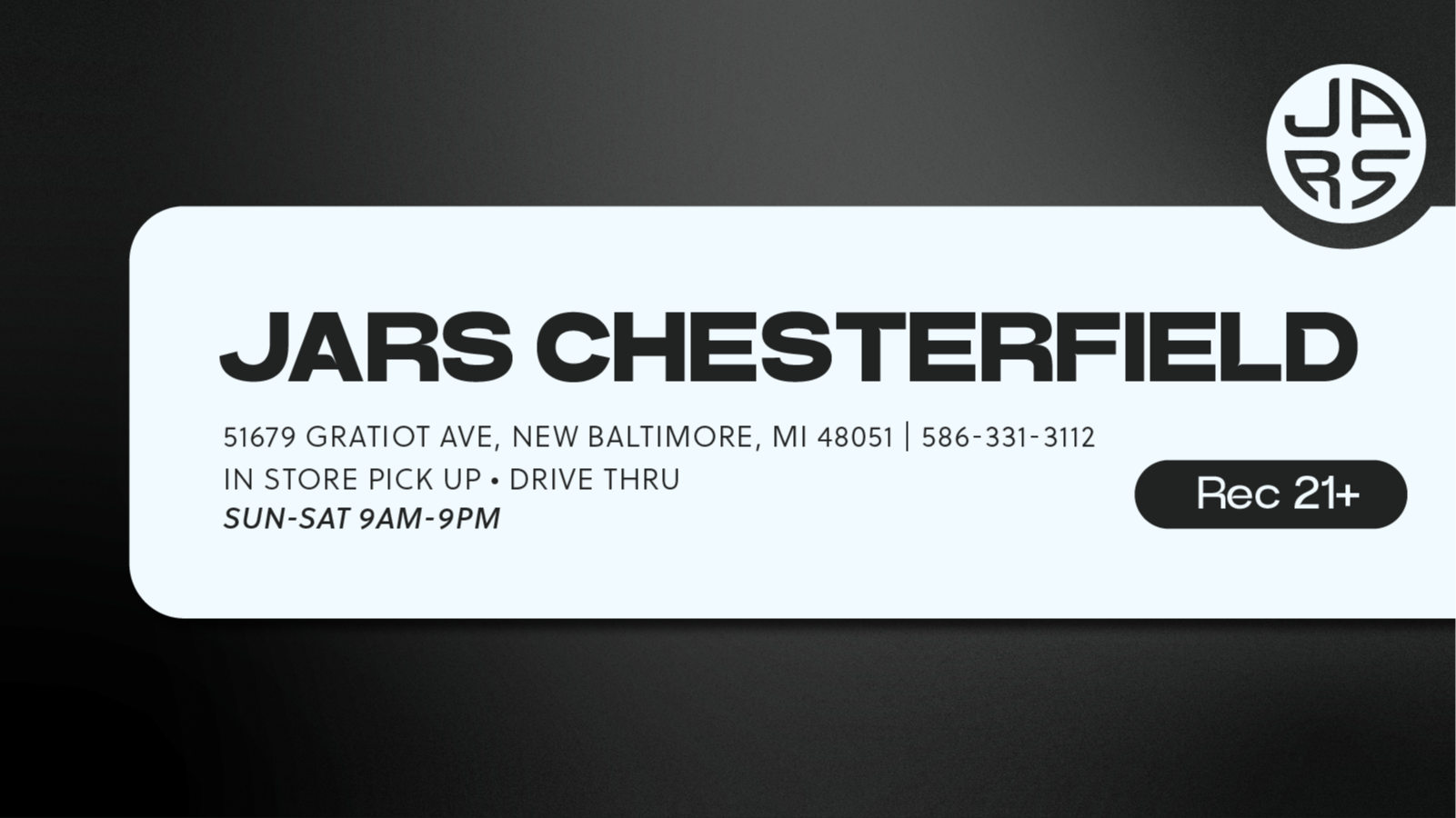 JARS Cannabis - Chesterfield/New Baltimore
