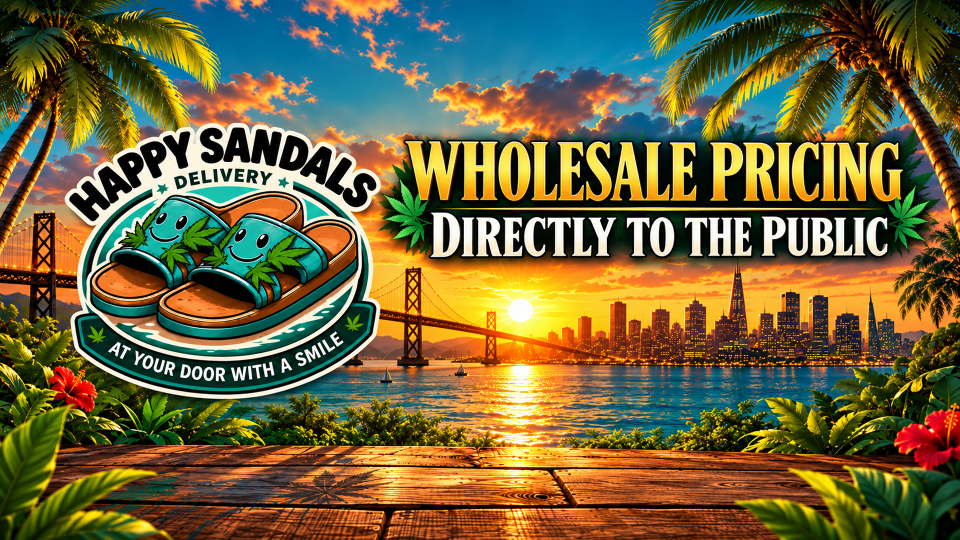 Happy Sandals Delivery - Fairfield