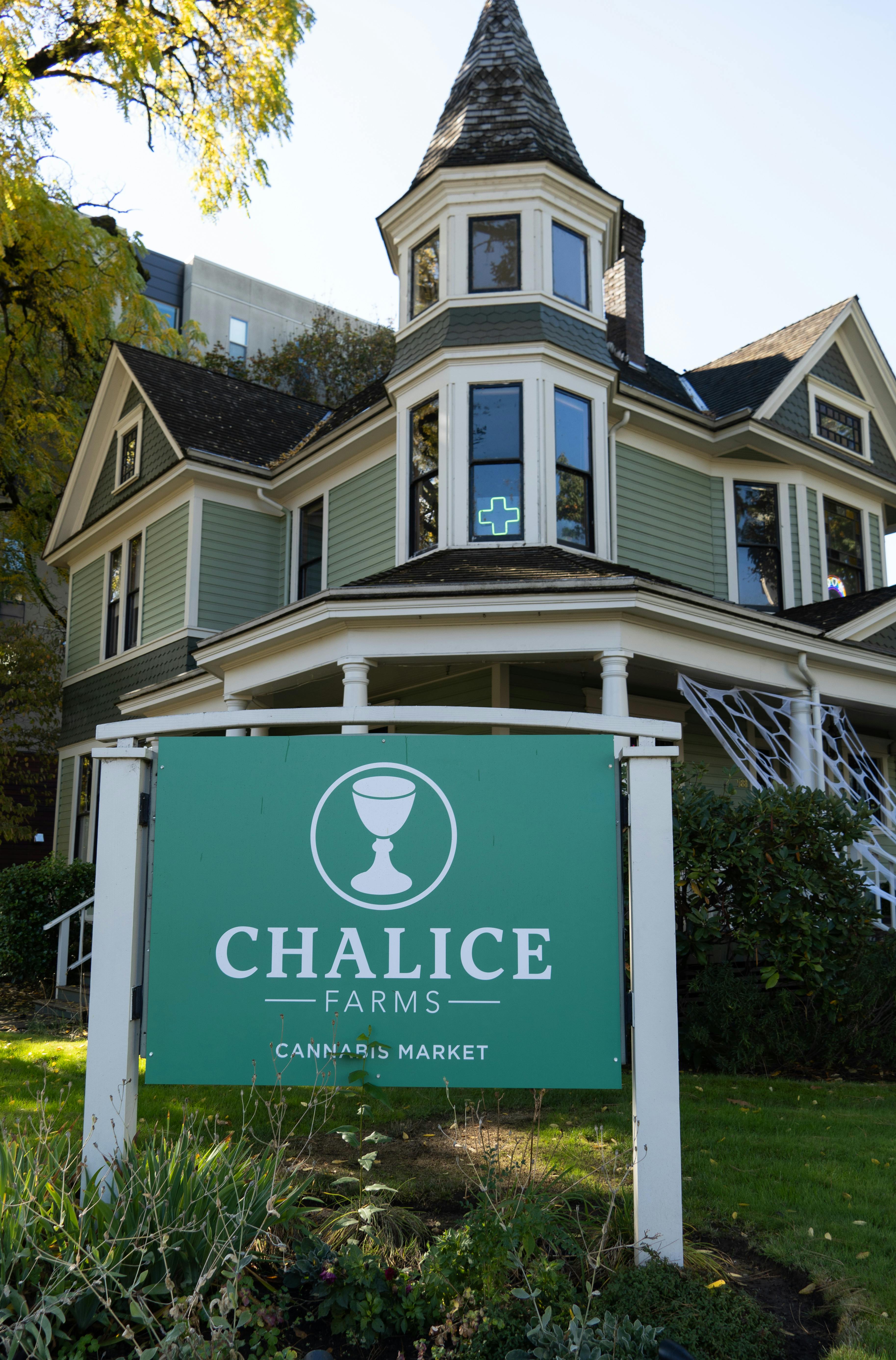 Chalice Farms Recreational Weed Dispensary Sorority House Eugene