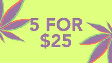 5-for-$25 Savvy 1G Prerolls image