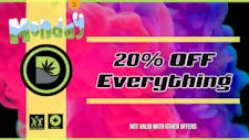 Monday 20% OFF Everything Sale image