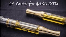 1g Carts 14 for $100 OTD! (20+ different strains) image