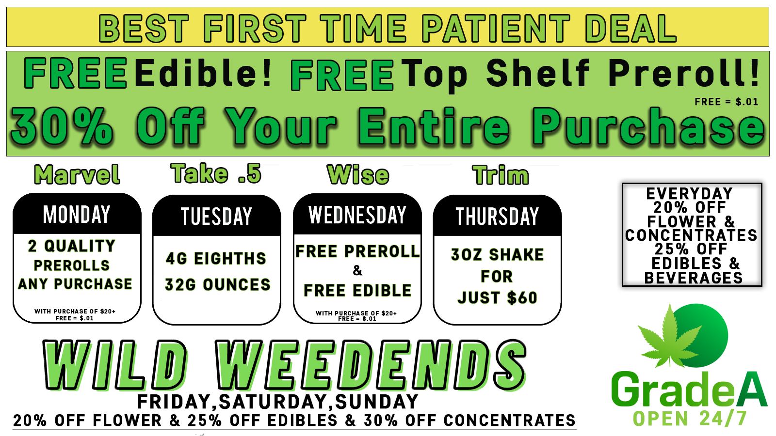 Grade A Dispensary OKC Oklahoma City, OK Dispensary Leafly