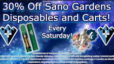 30%Off Sano Gardens/Tastebudz Vapes Every Saturday image