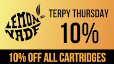 TERPY THURSDAY *10% OFF ALL CARTRIDGES* image