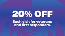 20% Discount for Veterans and First Responders image