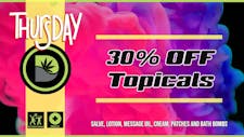 DANK Deal 30% OFF Topicals image