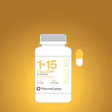 Product image for 15:1 Yellow Regular Strength Capsule #20 500mg 20-pack
