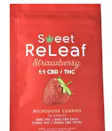 Product image for 1:1 Sweet ReLeaf Strawberry 200mg 20-pack
