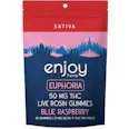 Live Rosin Delta 9 THC Gummies 15 Mg Each – 600 Mg Total (Sativa-Infused Blue Raspberry)