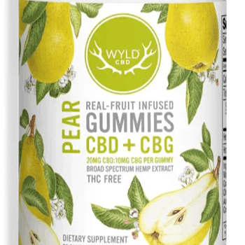 Pear Broad Spectrum CBD + CBG Gummies