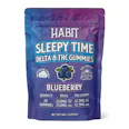 Habit Gummies | Vegan Sleepy Time Blueberry 1:1 CBN:Delta 8 500mg 20ct - Full Spectrum CBD