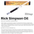 Rick Simpson Oil (RSO) 1g Syringe