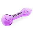 The Puffer - 3.5" w/ Donut Hole Purple | Hand Pipe | Blown Glass Goods