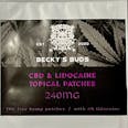 CBD & Lidocaine Topical Patches 240MG