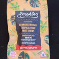 Smokies Edibles Tropical Fruit THC Fruit Chews 100 mg