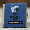 Delta 8 Dark Chocolate Minis 25mg