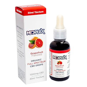 Photo of $25 Medplex Grapefruit Full Spectrum Organic CBD Oil Tincture Drops 1000mg