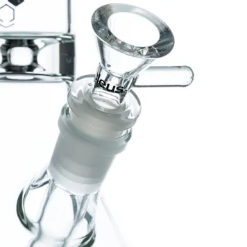 Photo of Nucleus Glass | 14" Classic Beaker Bong w/ Donut Style Ice Catcher