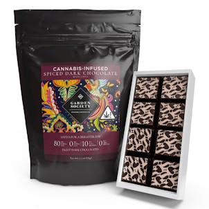 Product image for Spiced Dark Chocolate with Chili 80mg 8-pack