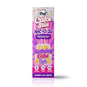 Photo of Cake Stix HHC-O 2G Disposable Vape: Birthday Cake Kush | Puff Xtrax