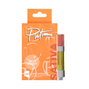 Photo of Platinum Vape Jelly Donut (Sativa) 510 Thread Cartridge 1g