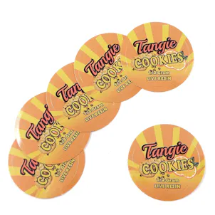 Photo of 100 Tangie Cookies Live Resin 1/2 Gram Medical Rx Labels Stickers 1" CS-005