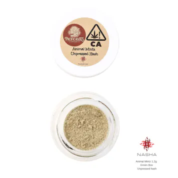 Photo of Animal Mintz 1.2g Green Unpressed Hash (Pacific roots)