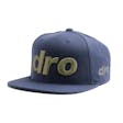 Product image for DRO Navy Weed Snapback with Loden 3D Art