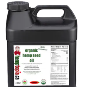 Photo of Organic Hemp Seed Oil 4 liter jug