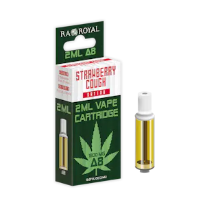 Photo of R.A Royal Delta-8 2ML Cartridge: Strawberry Cough (Sativa)