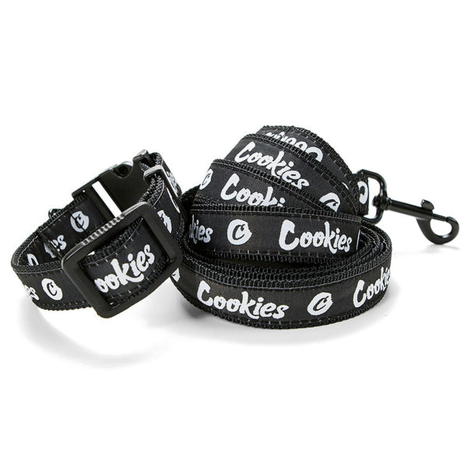 CaliConnected Online Cookies Original Logo Dog Collar & Leash