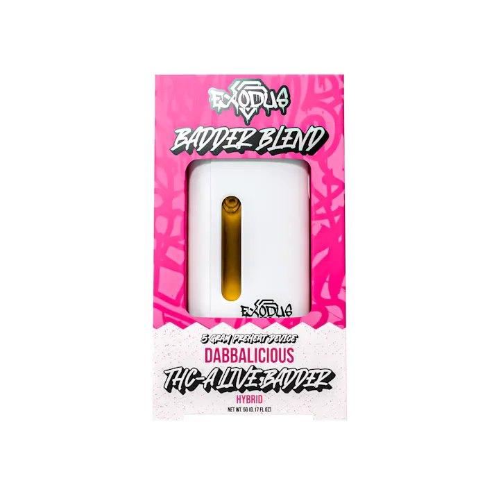 Exodus - Exoclub: Dabbalicious 5 Gram Disposable THCA + HXY9-THC + D8 Live  Resin | Leafly