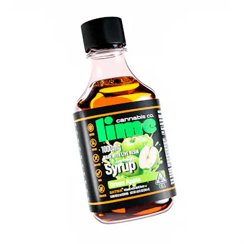 Photo of 1000mg Live Resin THC Syrup Tincture | Green Apple