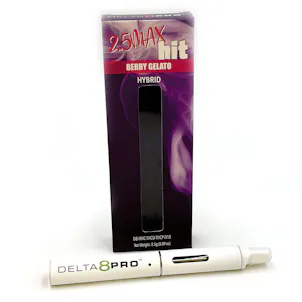 Photo of 2.5mL Max Hit Disposable Vape Delta 8 THC/HHC/Delta 8 THCO/THCP/Delta 10 THC - Berry Gelato