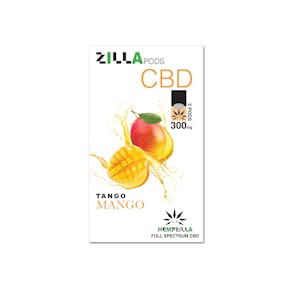 Photo of Zilla Pod 300mg CBD Juul Pod - Tango Mango