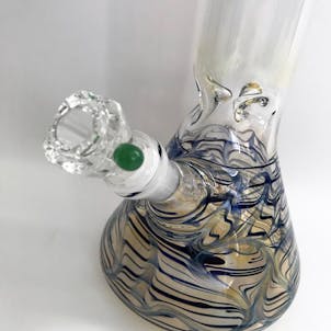 Photo of Gold Fumed Glass Beaker Bong 12"