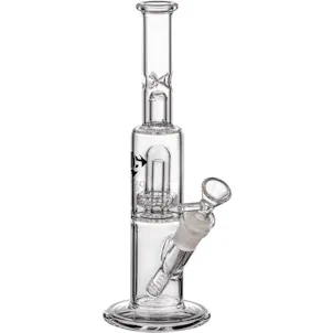 Photo of Diamond Glass Skinny Neck UFO Straight Tube Bong