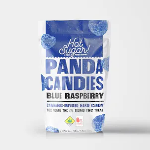 Photo of Blue Raspberry Panda Candies 100mg 10-pack