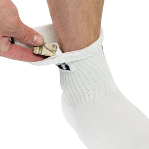 Photo of RYOT White Athletic Stash Socks