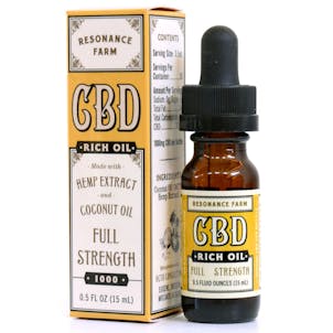 Photo of CBD Rich Oil Full Strength (1/2 fl. oz.) 1000mg