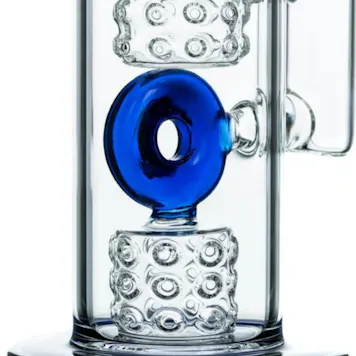 Photo of "Fire Cut Inset to Donut" Perc Big Bong