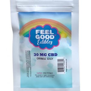 Photo of 30mg CBD Orange Lolly