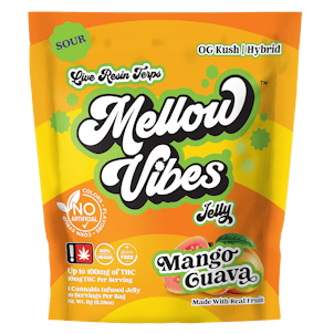 Photo of Mellow Vibes Sour Mango Guava Jelly Single 100mg