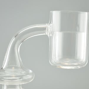 Photo of QUARTZ TECH - Flat Top Quartz Banger w/ 25mm Head & Insert (Pick Joint Size)