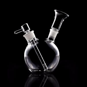 Photo of MediBubbler Smooth Bubbler, Water Pipe, and Hookah with Removable Pieces, Inline Percolator & Carb