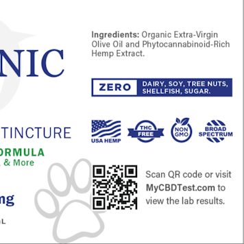 Photo of The Organic Leaf - Broad Spectrum CBD Pet Oil 250mg