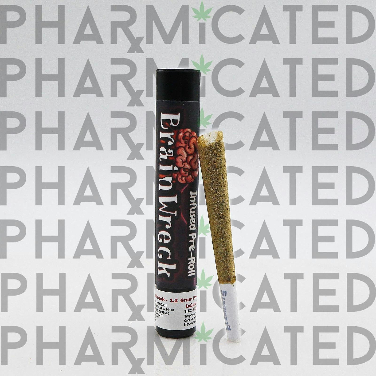 Pharmicated: PhD - INFUSED - BrainWreck - Pre-Roll 1.2g | Leafly